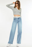 Double Waist Wide Leg Jeans