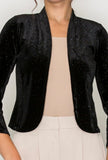 Black Sparkle Bolero