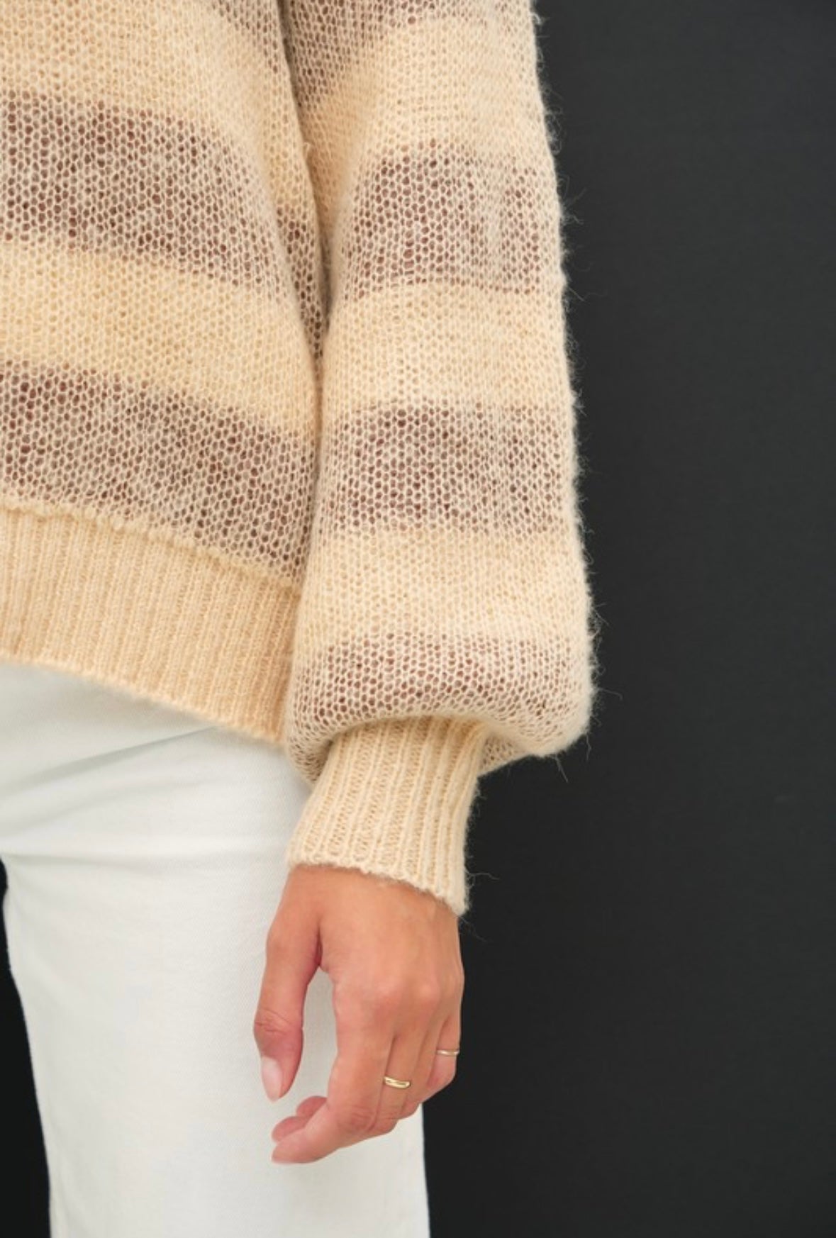 Poppy Stripe Sweater