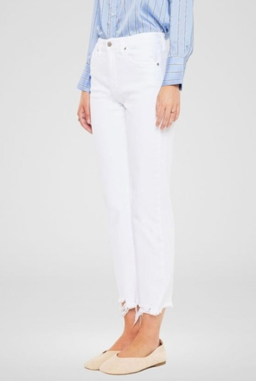 White Mandi Straight Leg Jeans