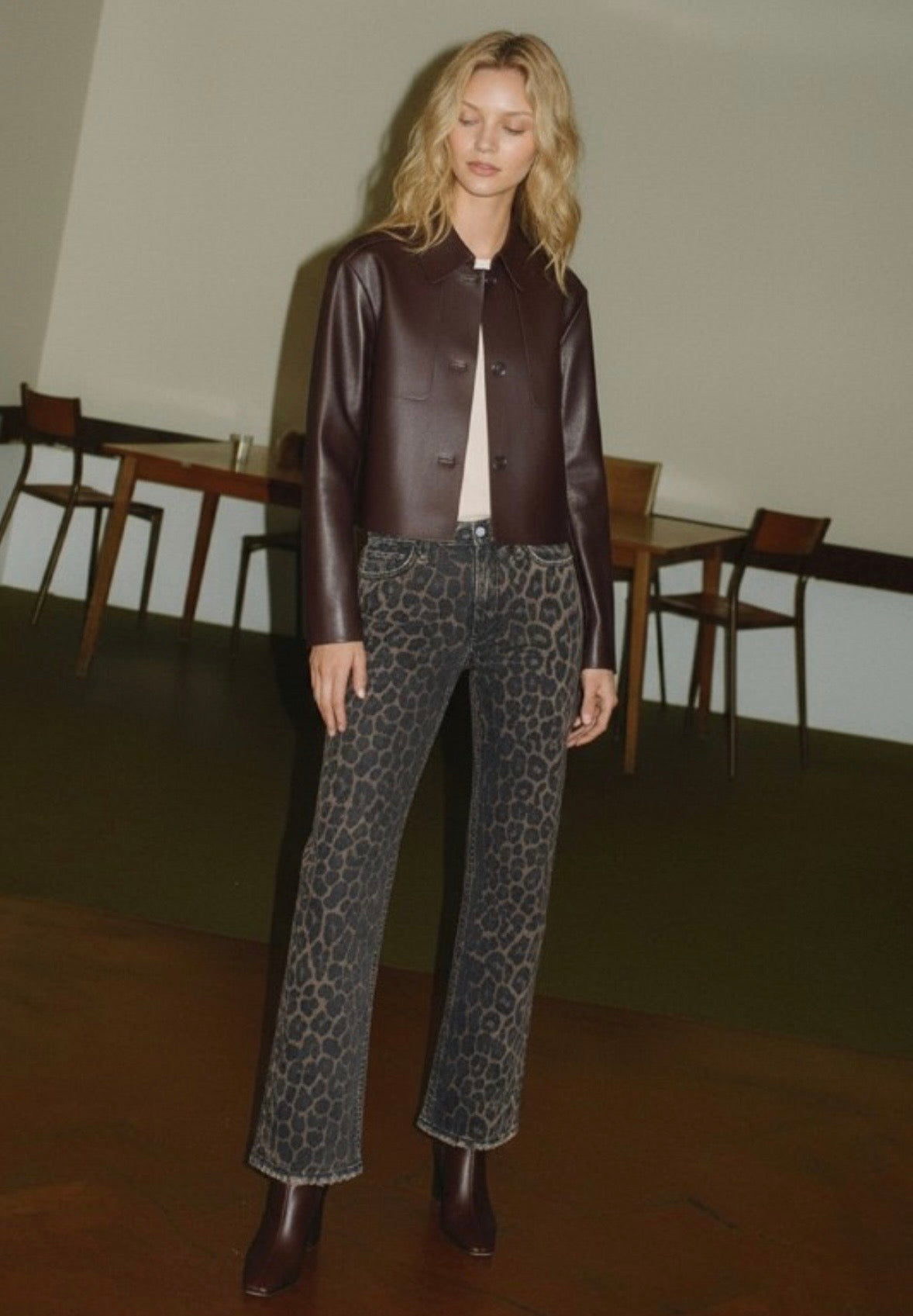 Koko Leopard Jeans