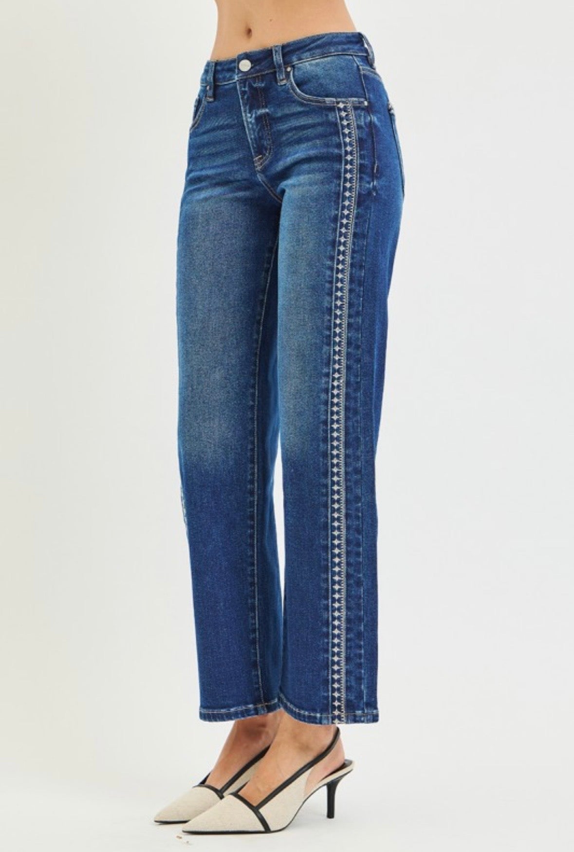 Sia Aztec Ankle Jeans