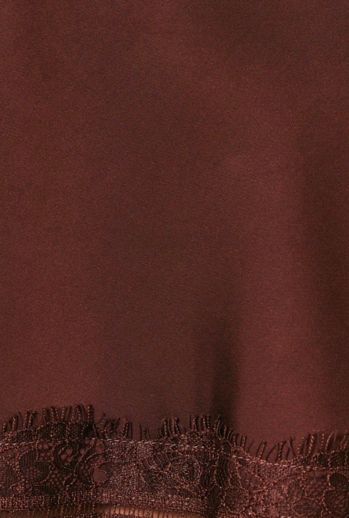 Brown Satin & Lace Cami