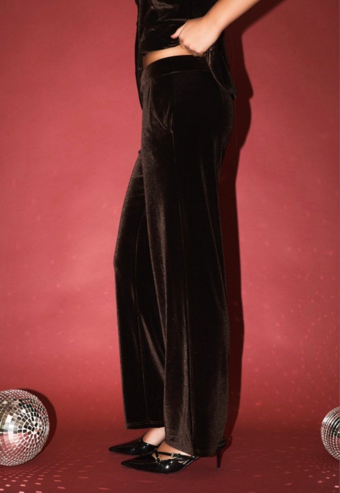 Brown Velvet Pants