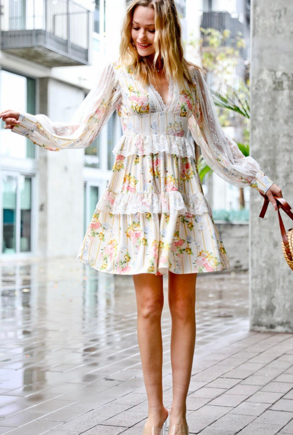 Floral Lace Dress
