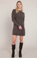 Chestnut Heather Sweater Dress