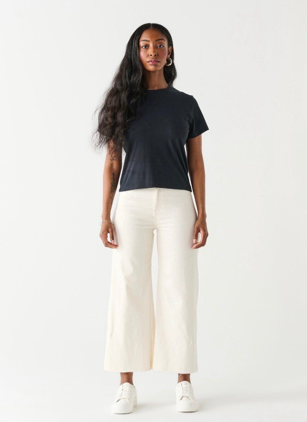 Black Boxy Tee