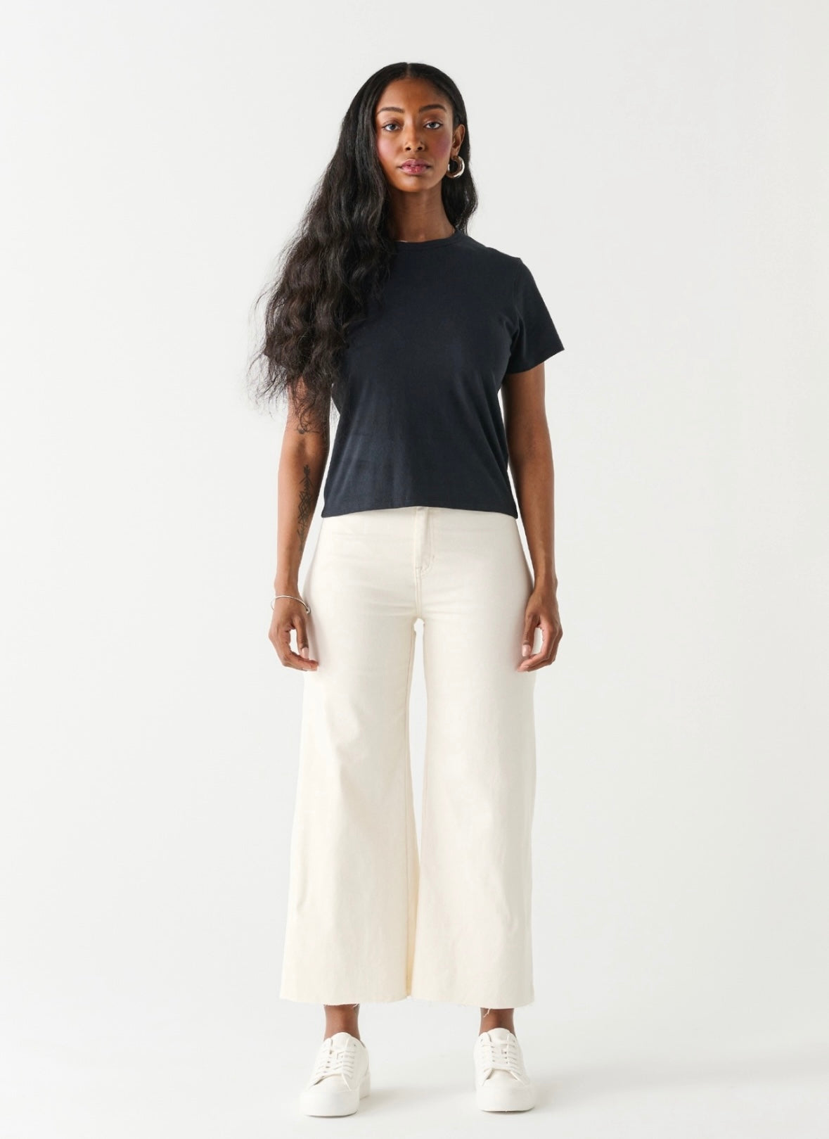 Black Boxy Tee