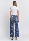 Floral Wide Leg Jeans