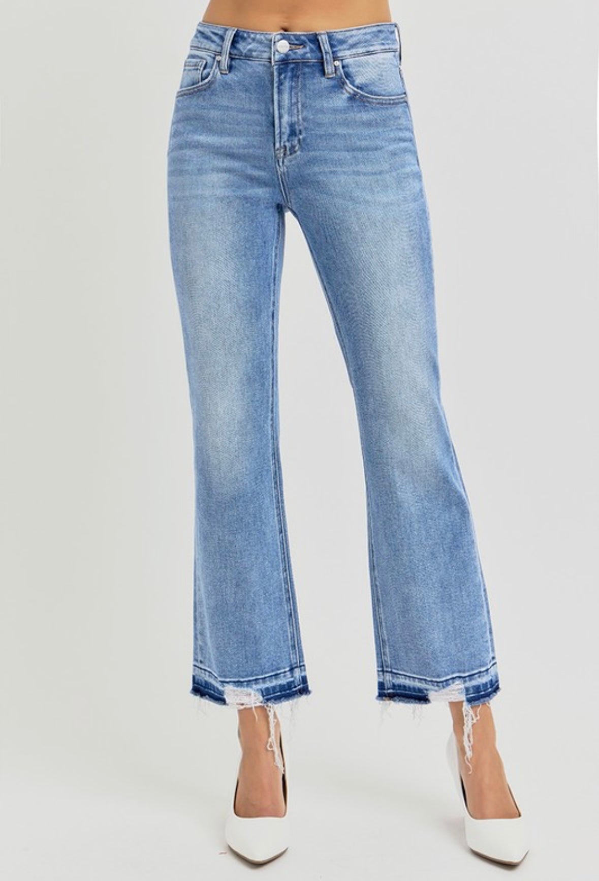 Emma Cropped Shadow Hem Jeans