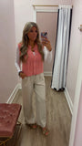 Candy Pink Flower Cardigan