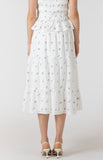Dainty Roses Midi Skirt