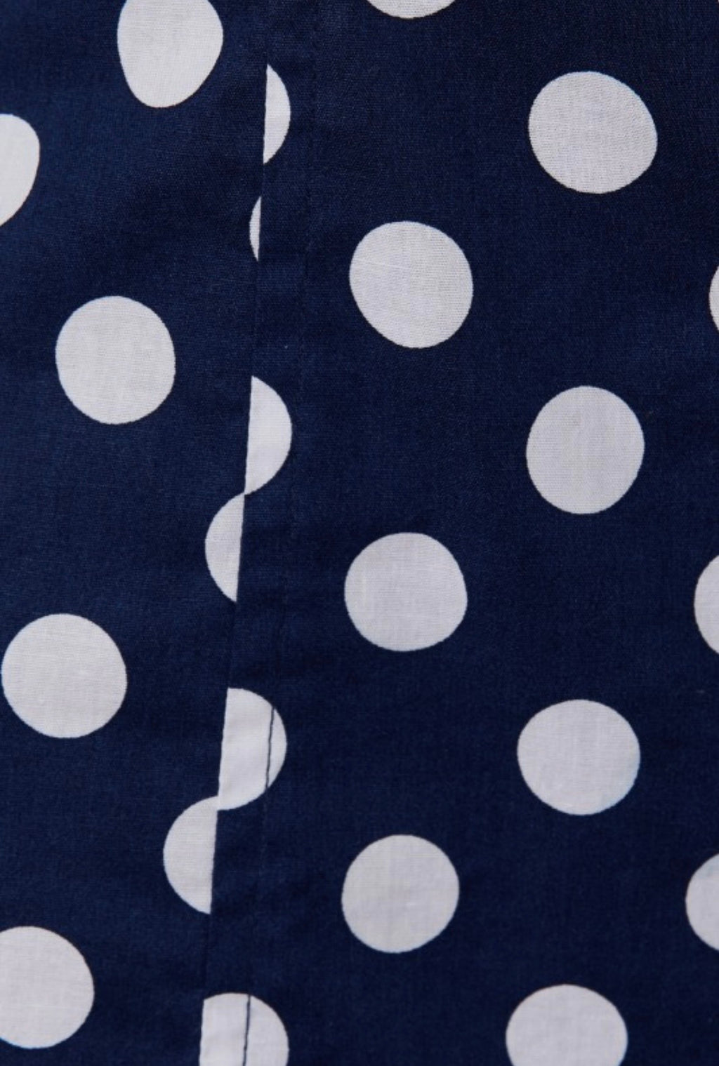 Navy Polka Dot Dress