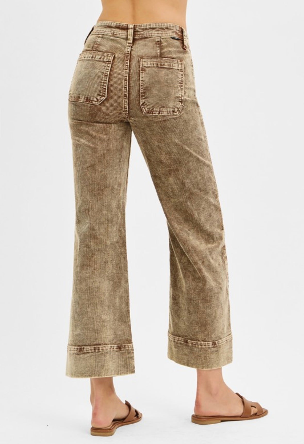 Mocha Corduroy Wide Leg