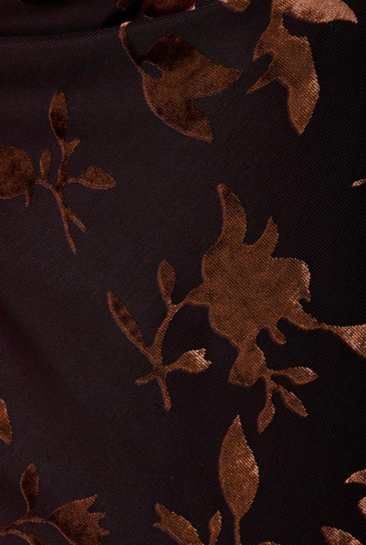Plum Velvet Floral Dress