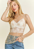 Nude Sheer Lace Top