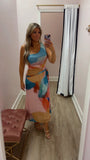 Multi-Watercolor Dress