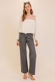 Ivory Lace Balloon Blouse