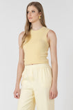 Lemon Butter Knit Tank