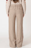 Brown Houndstooth Trouser Pants