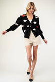 Black Heart Cardigan