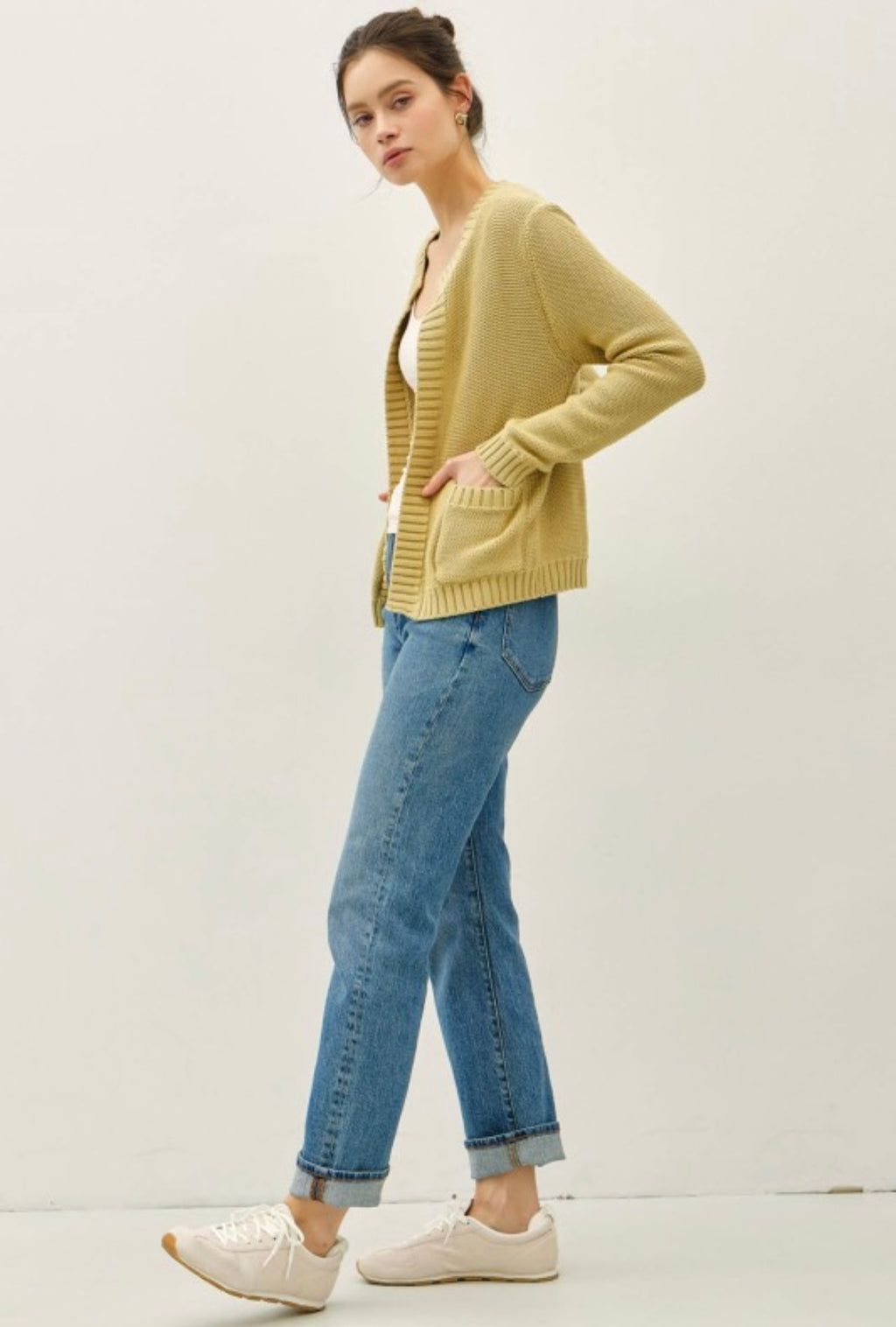 Celery Knit Cardigan