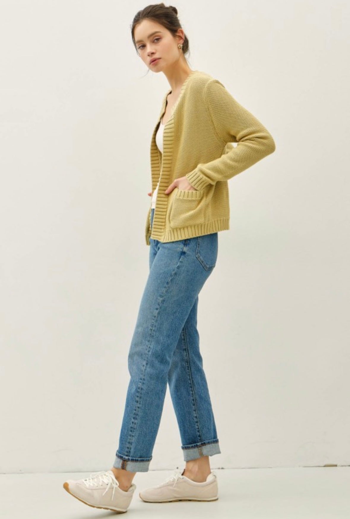 Celery Knit Cardigan