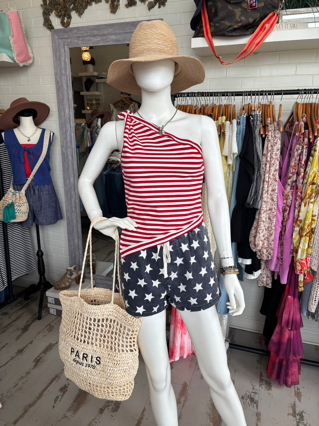Denim Star Shorts