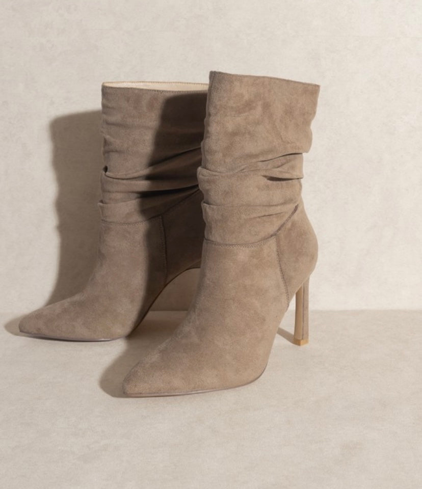 Grey Kali Slouch Bootie