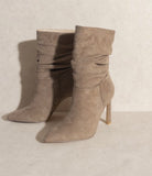 Grey Kali Slouch Bootie