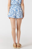 Blue Floral Shorts