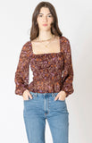 Wildflower Peasant Top