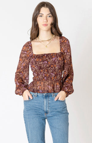 Wildflower Peasant Top