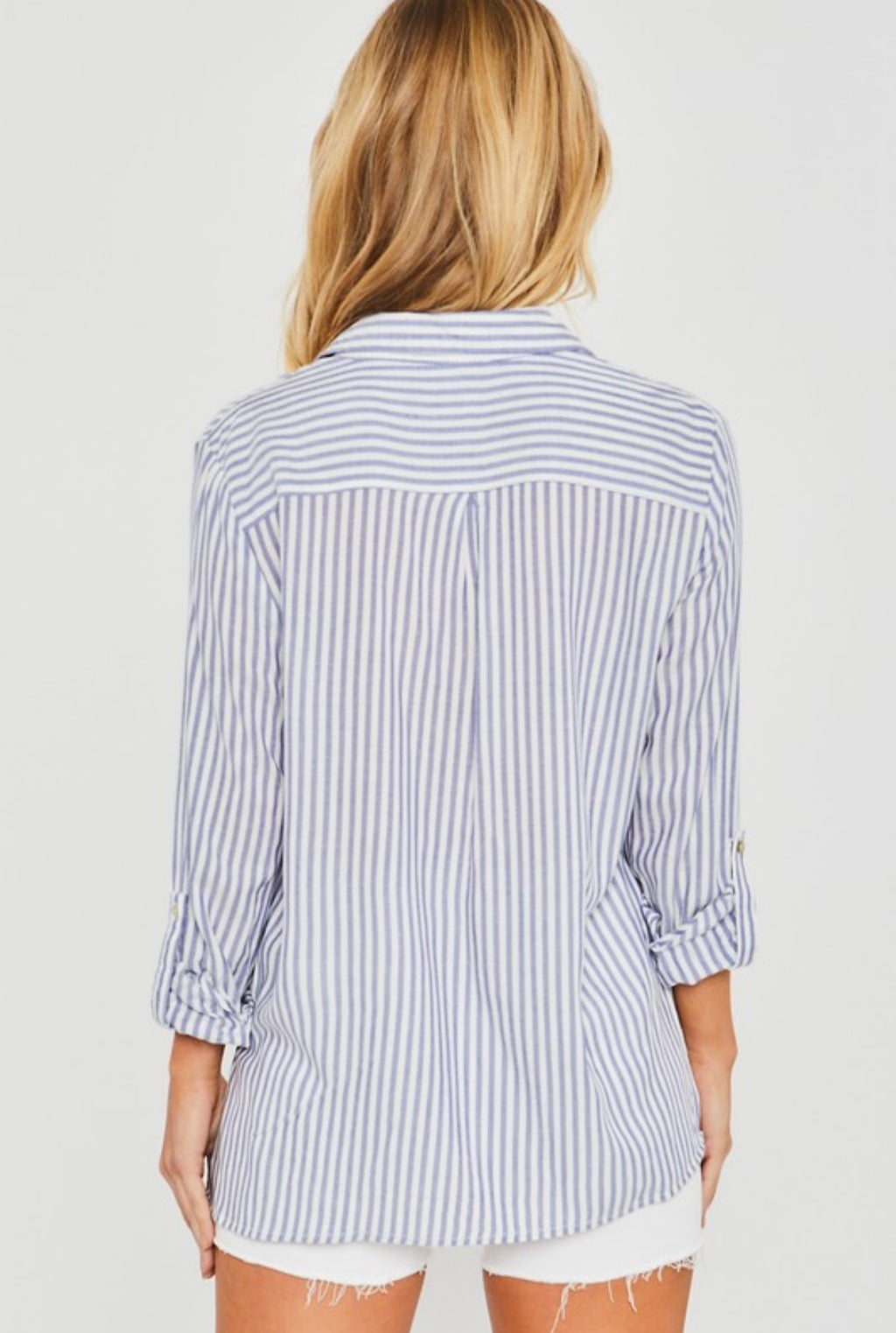 Blue Stripe Button Down