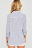 Blue Stripe Button Down