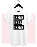 White Crème De La Crème Tee