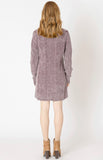 Washed Plum Sweater Dress