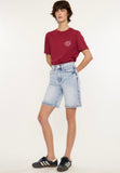 High Rise Light Bermuda Shorts