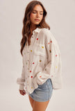 Fruity Gauze Button Down