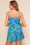 Blue & Green Abstract Set