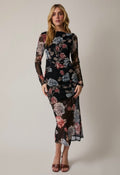 Floral Sheer Dress