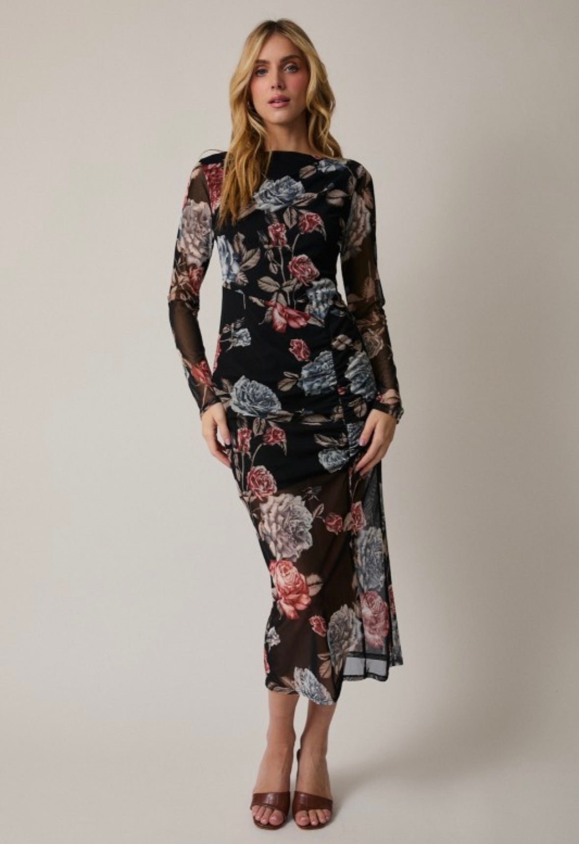 Floral Sheer Dress