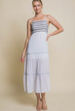 White Embroidered Maxi Dress