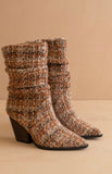 Letty Tweed Slouch Bootie