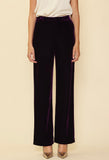 Plum Velvet Trouser
