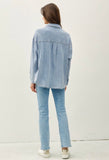 Denim Fleece Shacket