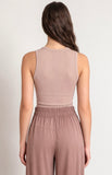 Dusty Rose Seam Tank