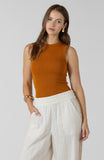 Burnt Orange Seam Tank Top