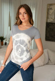 Grey Tie Dye Tee