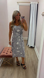 Cream Abstract Print Cami